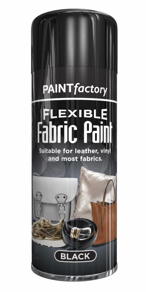 Black Fabric Paint Spray