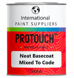 Peinture en aérosol pour voiture Volvo Silver Code 426 Neat Basecoat