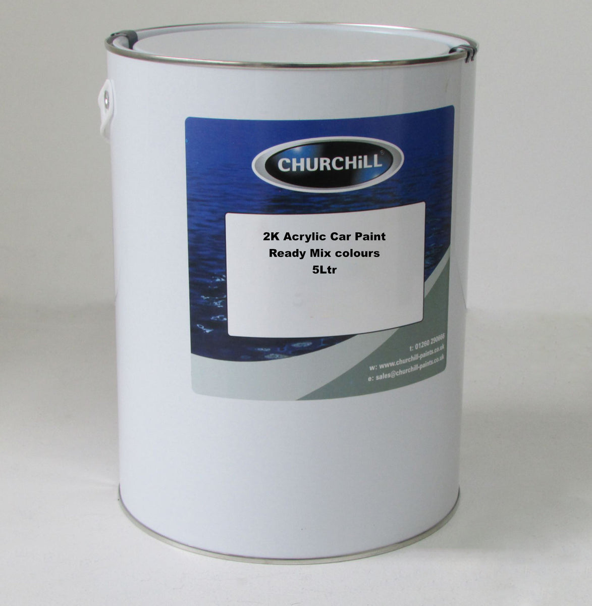 2K HS Arctic White Car Paint 5 Litre Churchill – Rapid Paints